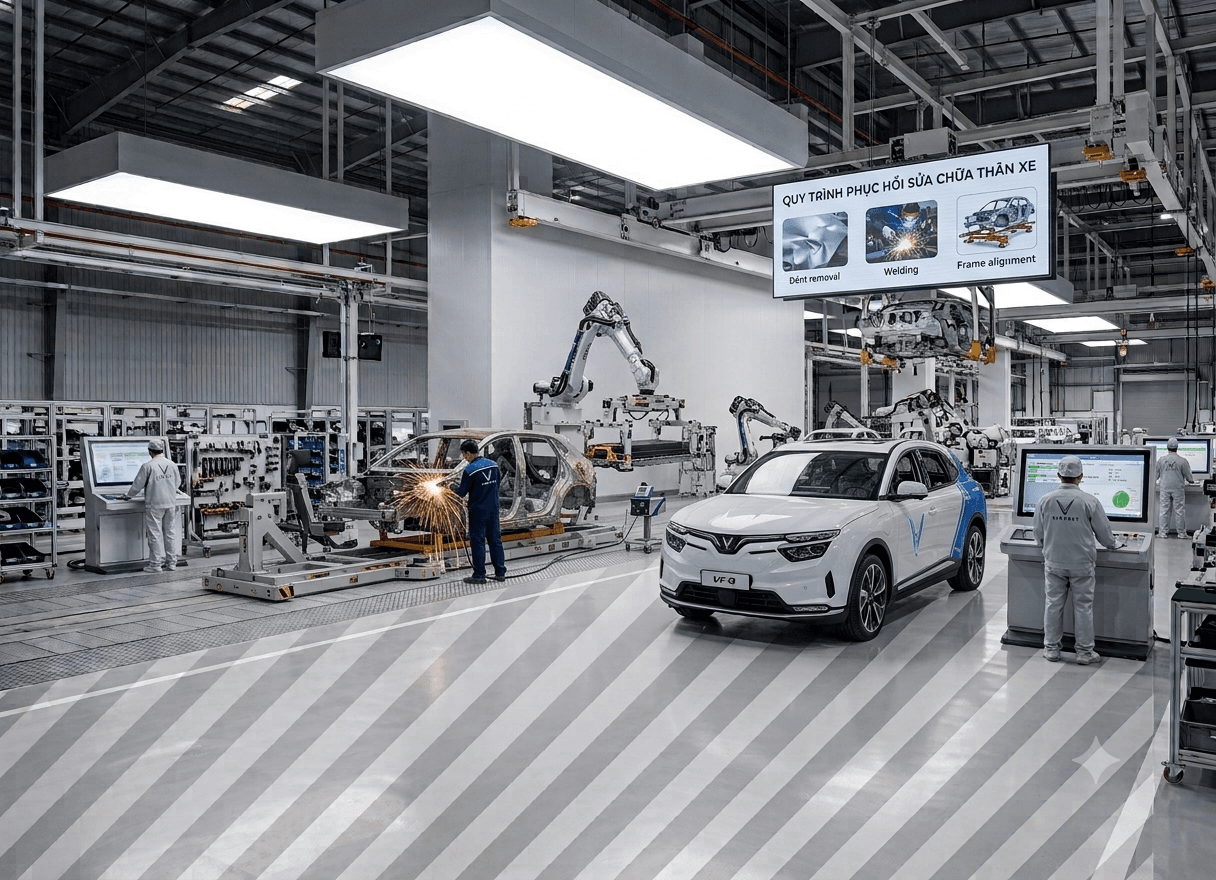 Xe phục hồi sau đồng sơn