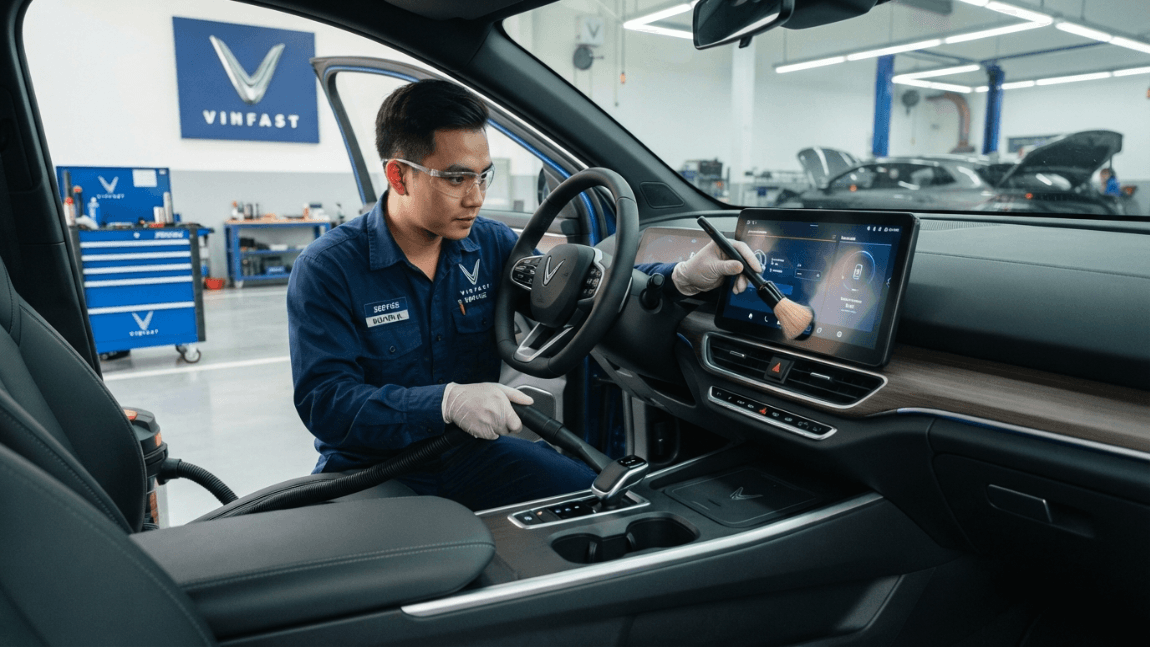 Chăm sóc nội thất xe